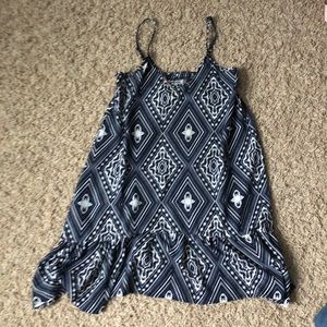 Blue& white shift dress